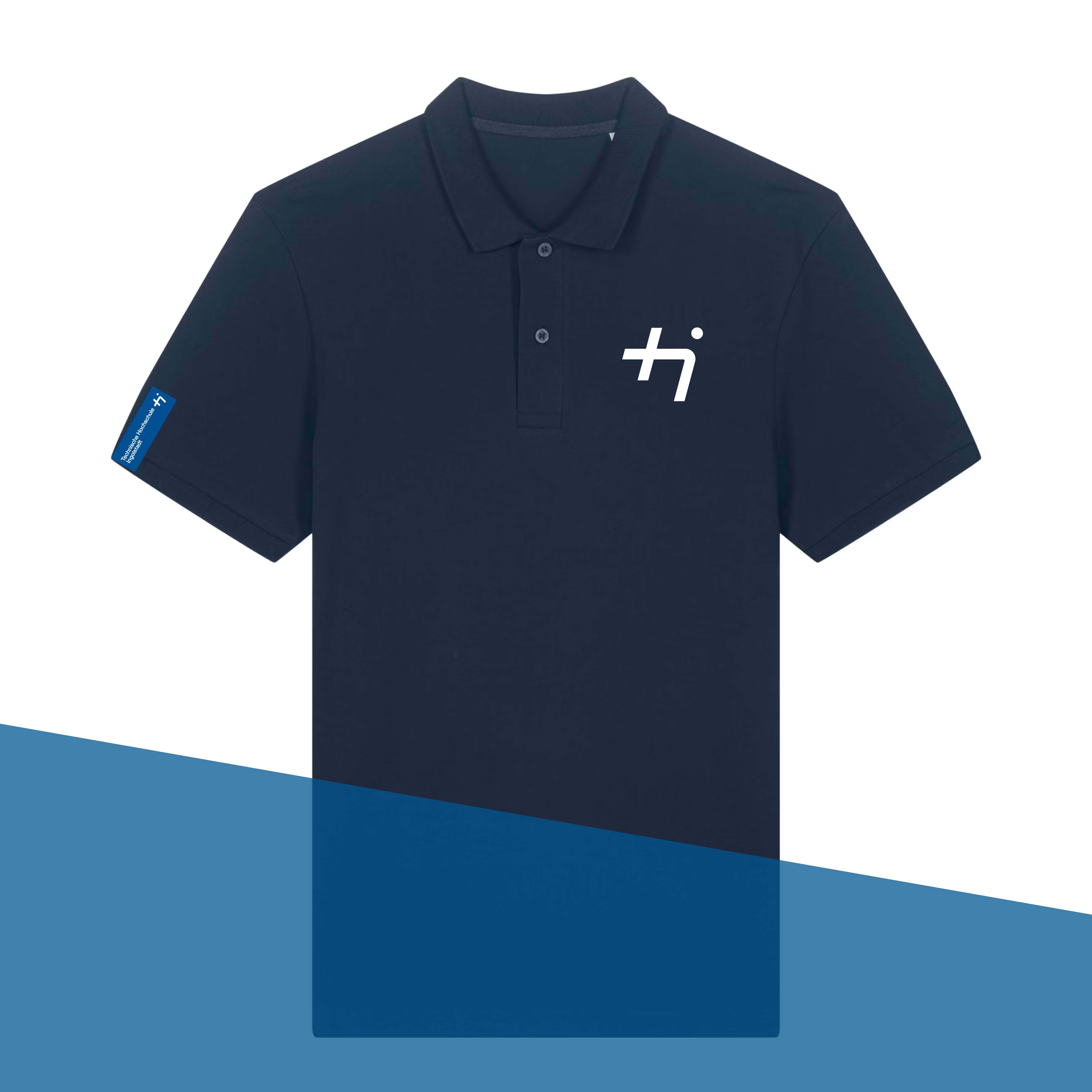 Herren Poloshirt, navy