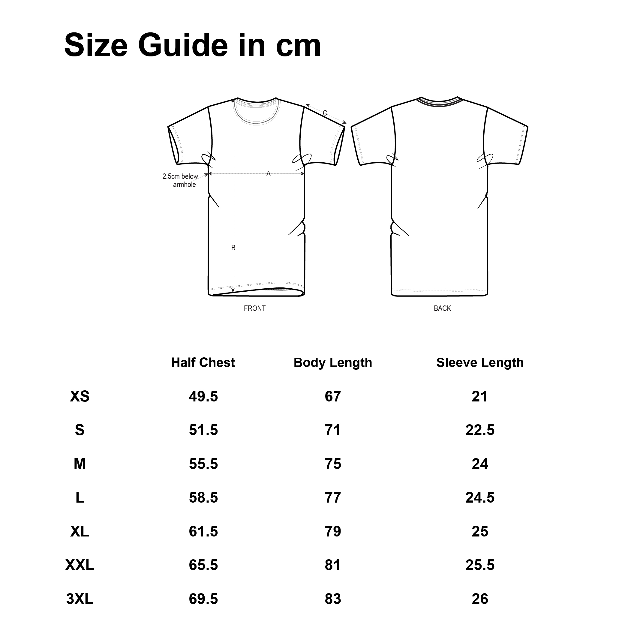 T-Shirt Basic, schwarz (Abverkauf!)